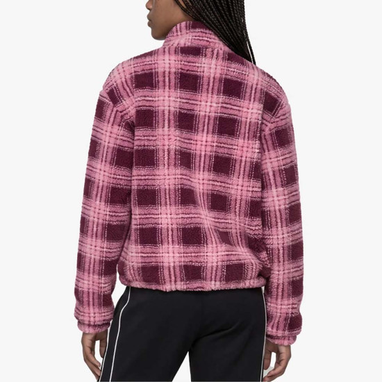 Karl Kani Γυναικείο μπουφάν OG Check Teddy Trackjacket